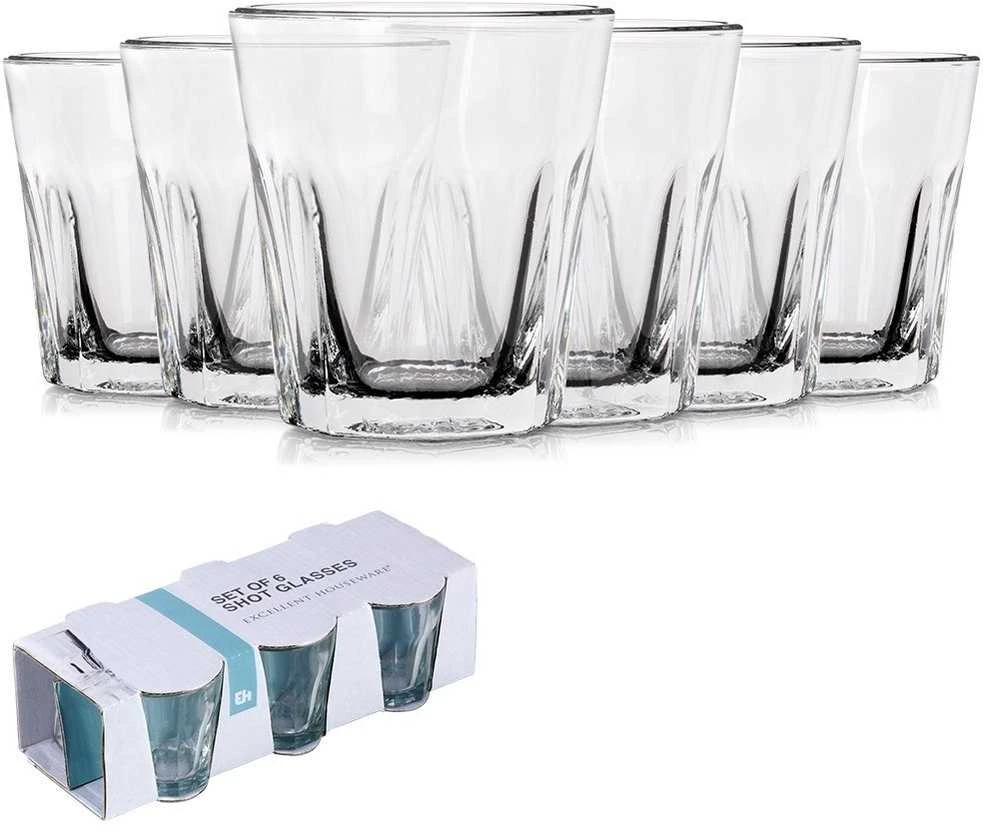 KOOPMAN Stiklinės degtinei 40 ml, 6 vnt. rinkinys