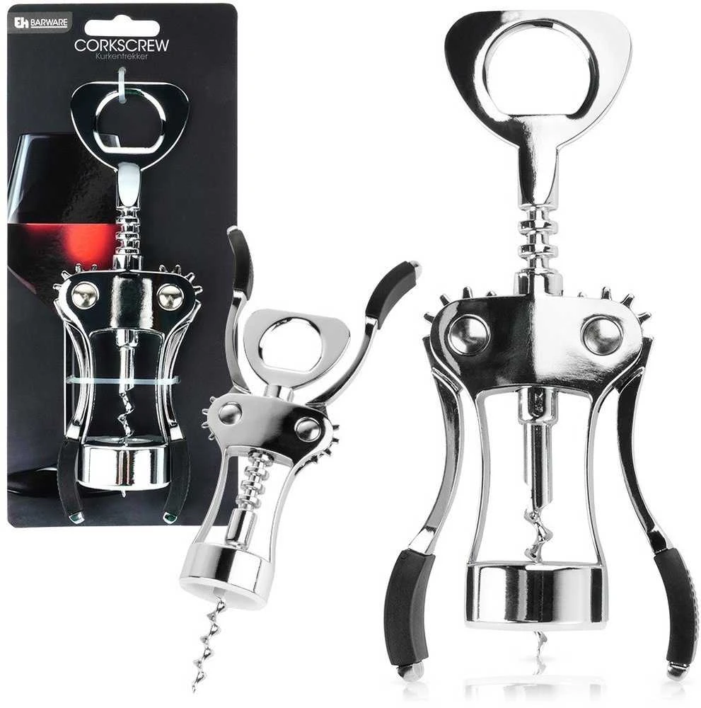 Excellent Houseware Korkenzieher Vyno butelių atidarytuvas Metalinis 19,5 cm