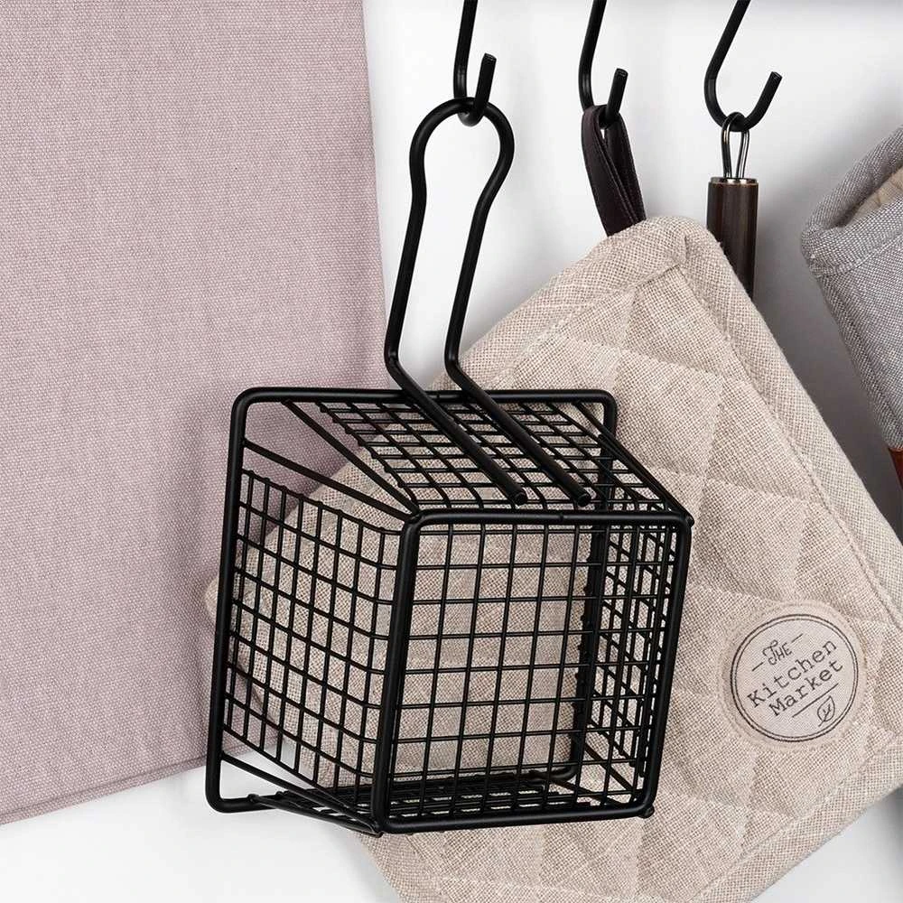 Mondex Metalinis užkandžių krepšelis su rankena - 22x13x9 cm - Frietmand