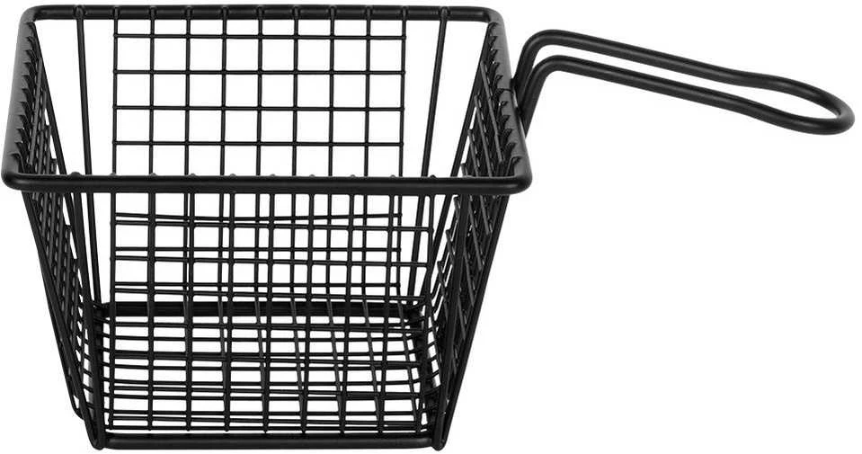 Mondex Metalinis užkandžių krepšelis su rankena - 22x13x9 cm - Frietmand