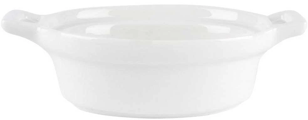 Excellent Houseware Ramekins porcelianinė balta 120 ml 3 vnt.