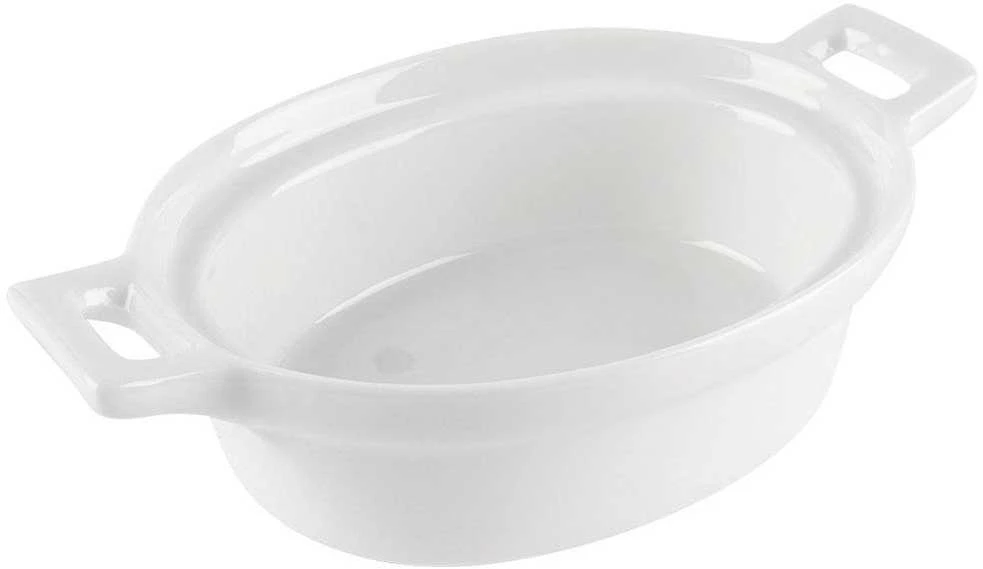 Excellent Houseware Ramekins porcelianinė balta 120 ml 3 vnt.