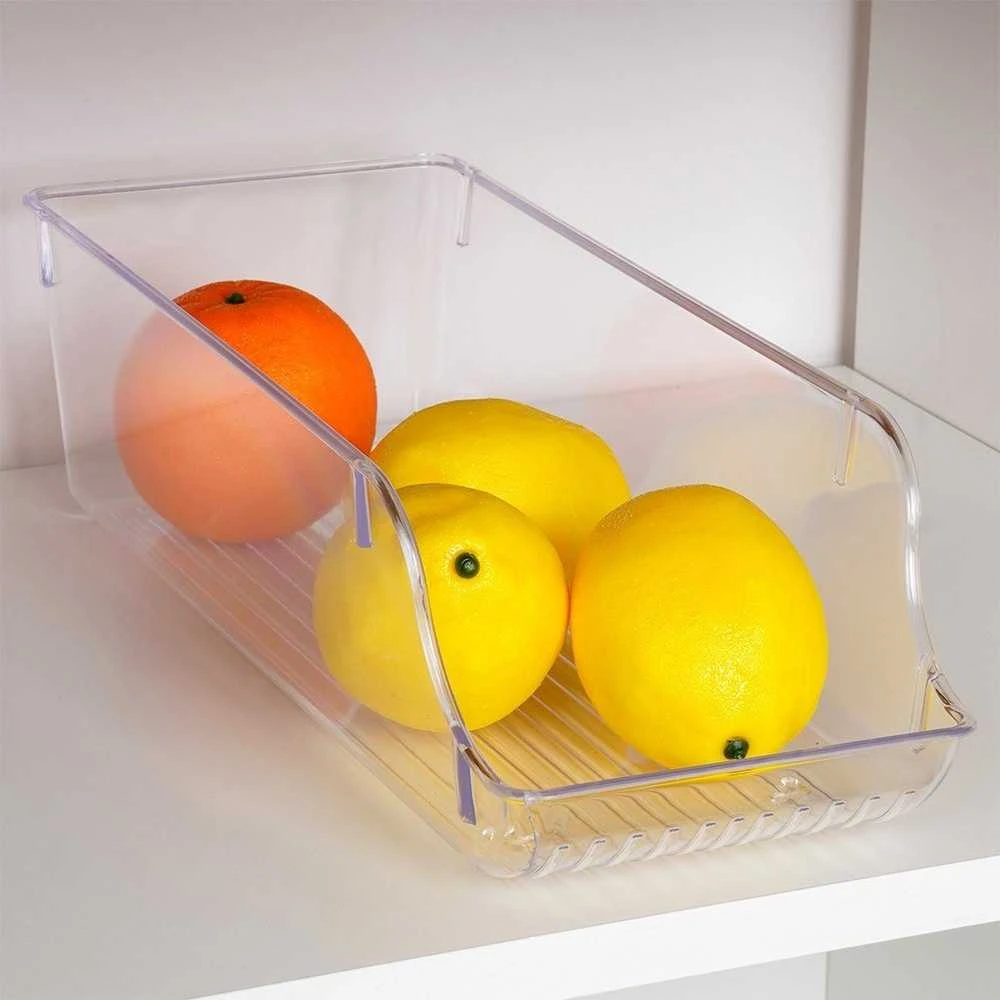 KOOPMAN Šaldytuvo organizatorius 35x14x10 cm - Universalus plastikinis