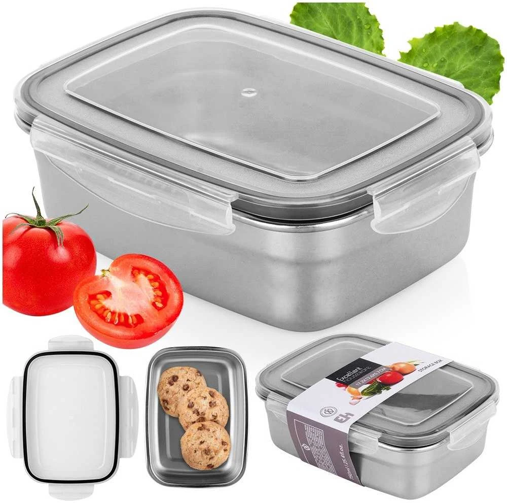 Mondex Nerūdijančio plieno maisto konteineris su dangčiu 700 ml - Saugojimo indai