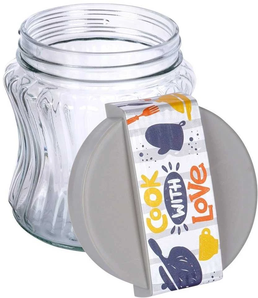 Home Styling Collection Stiklinis indas Biriems produktams 900 ml