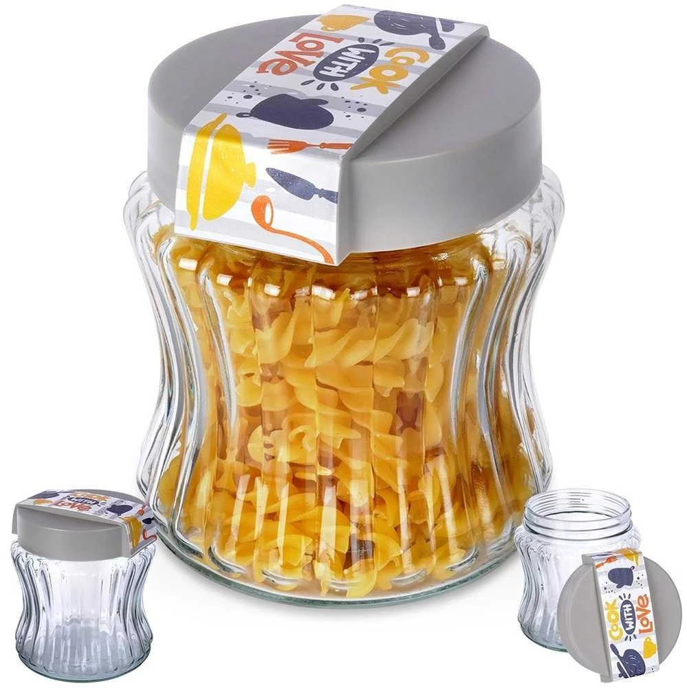 Home Styling Collection Stiklinis indas Biriems produktams 900 ml