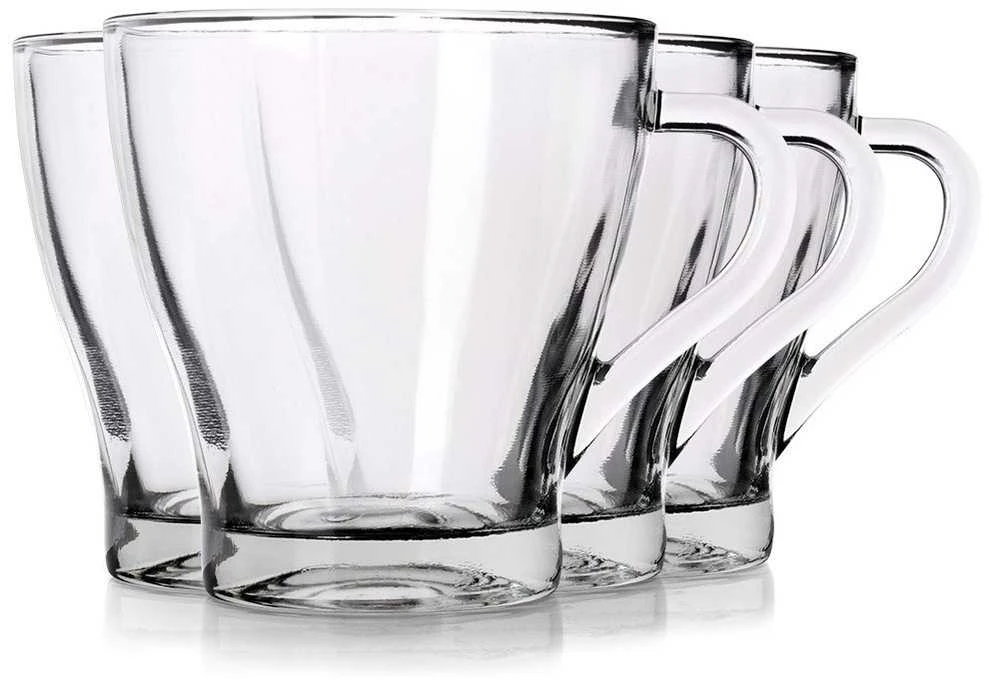 Excellent Houseware Stiklinės kavos ir arbatai 280 ml 4 vnt.