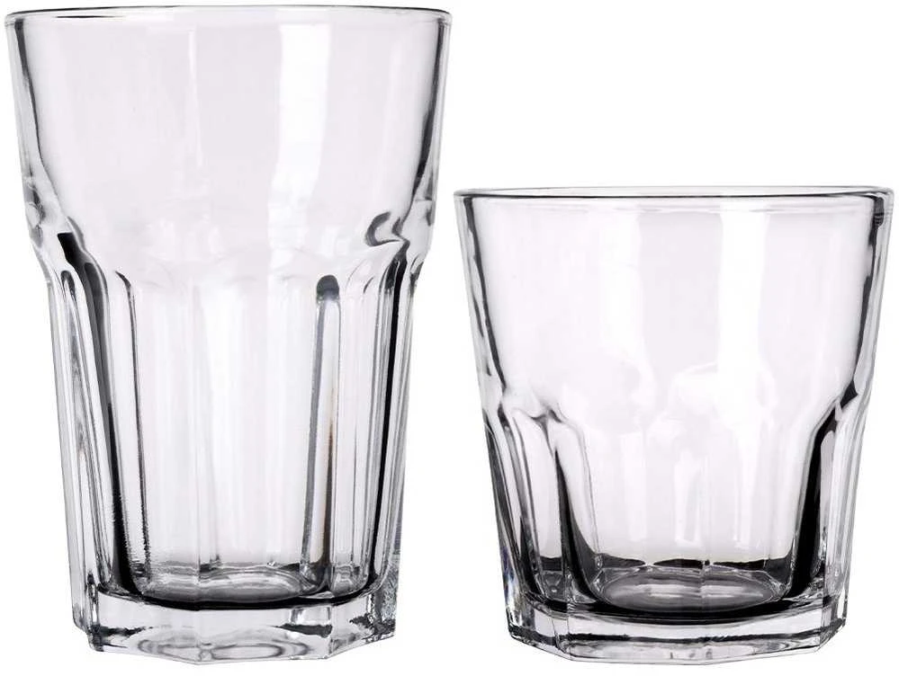 Excellent Houseware Stiklinės gėrimams 230 / 330 ml, 12 vnt.