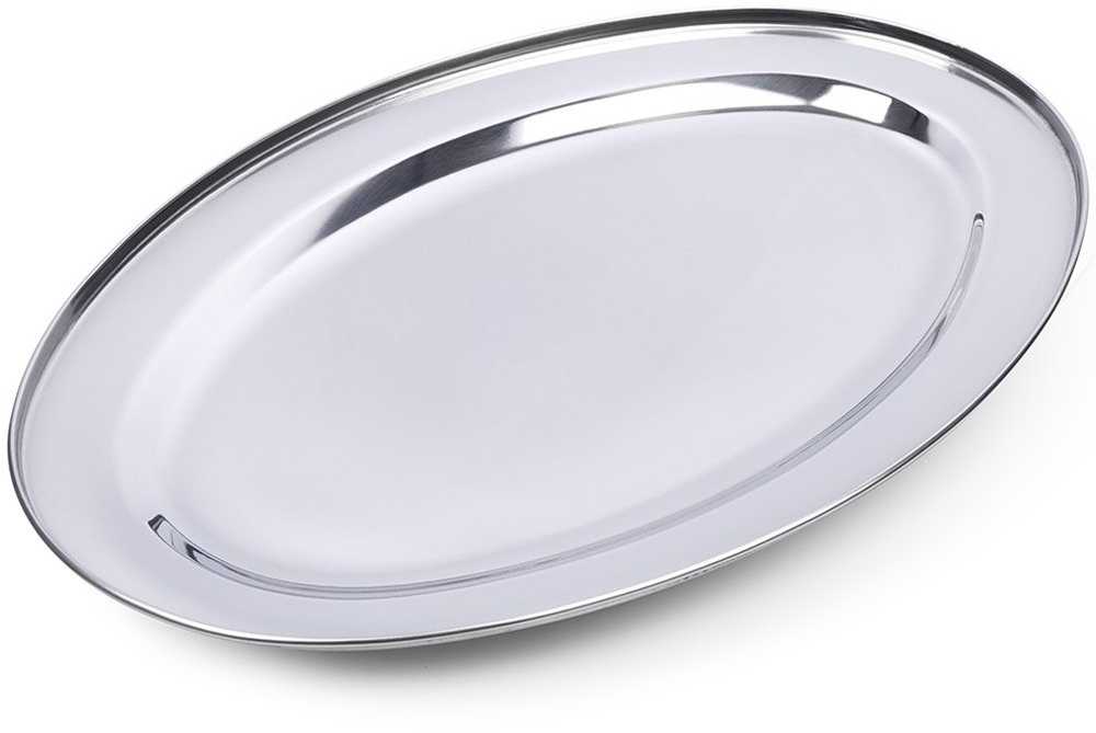 Eh Excellent Houseware Plieninis serviravimo padėklas ovalus 44x29 cm