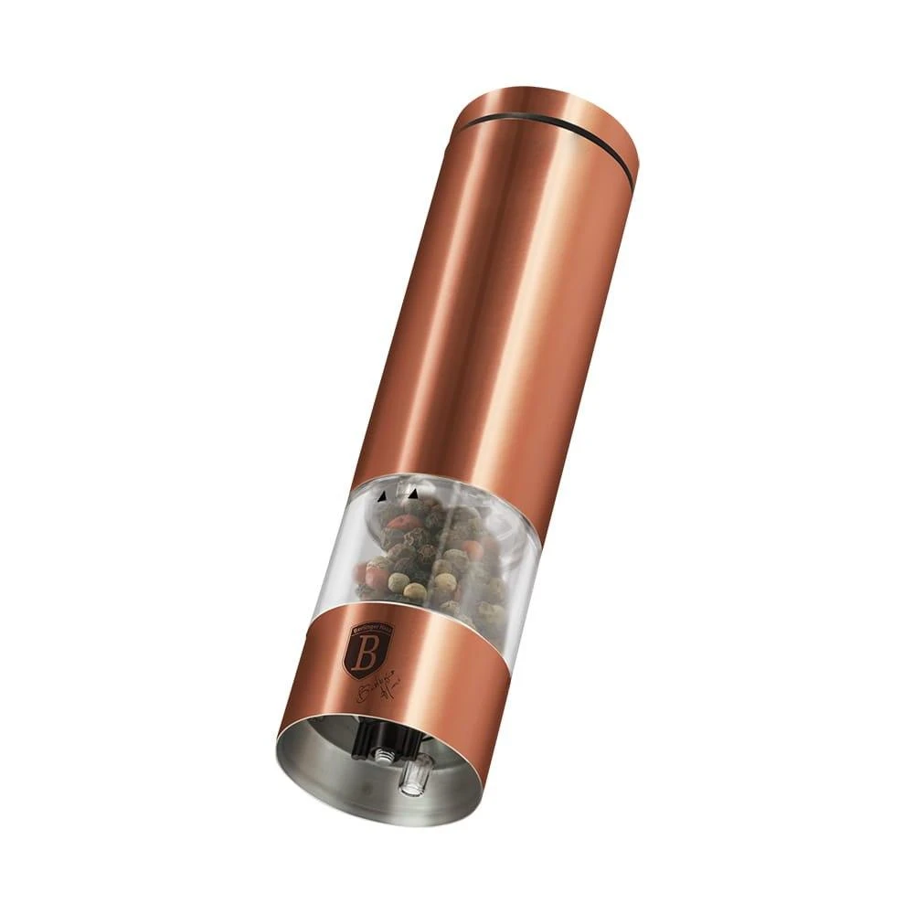 ELEKTRINIS DRUSKOS ARBA PIPARŲ MALŪNAS BERLINGER HAUS ROSE GOLD BH-1906