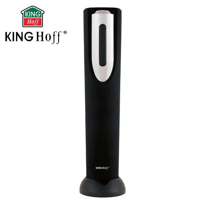 King Hoff Korkociąg „Kinghoff“ elektrinis vyno kamščiatraukis, juodas