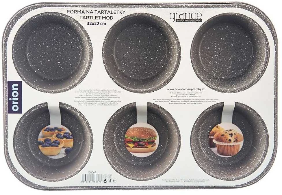 Orion Keksiukų kepimo forma GRANDE Granitinė 6 muffins
