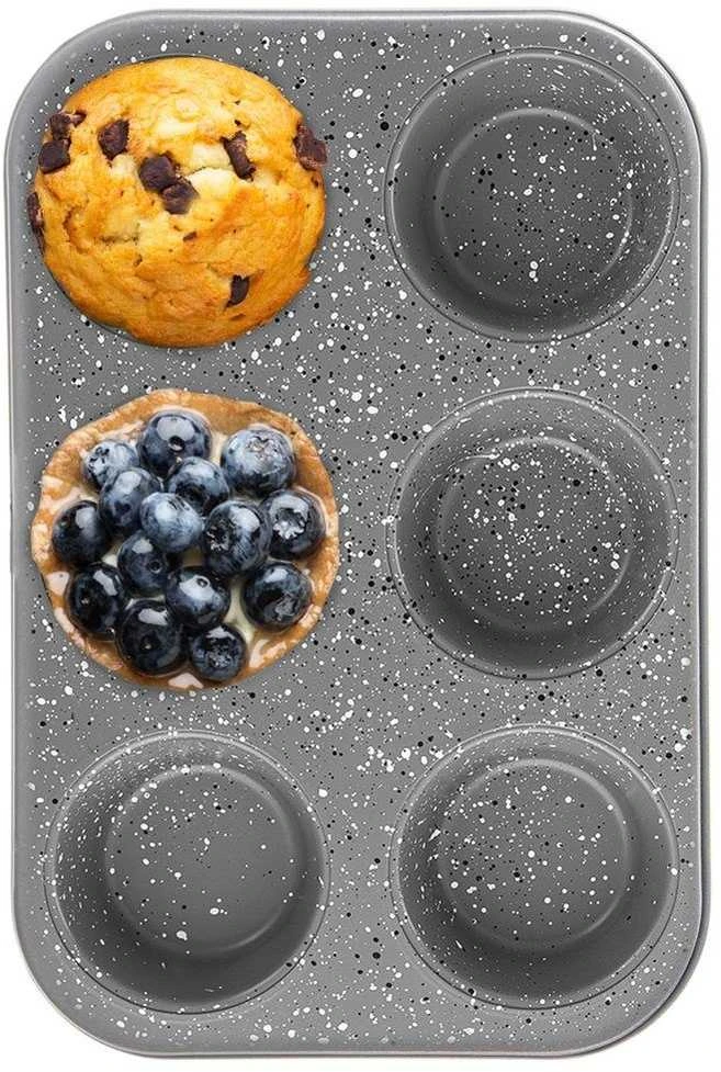 Orion Keksiukų kepimo forma GRANDE Granitinė 6 muffins