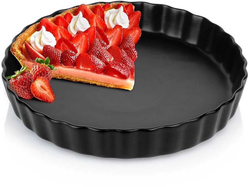 Keraminė juoda torto forma Vilde 24,5 cm