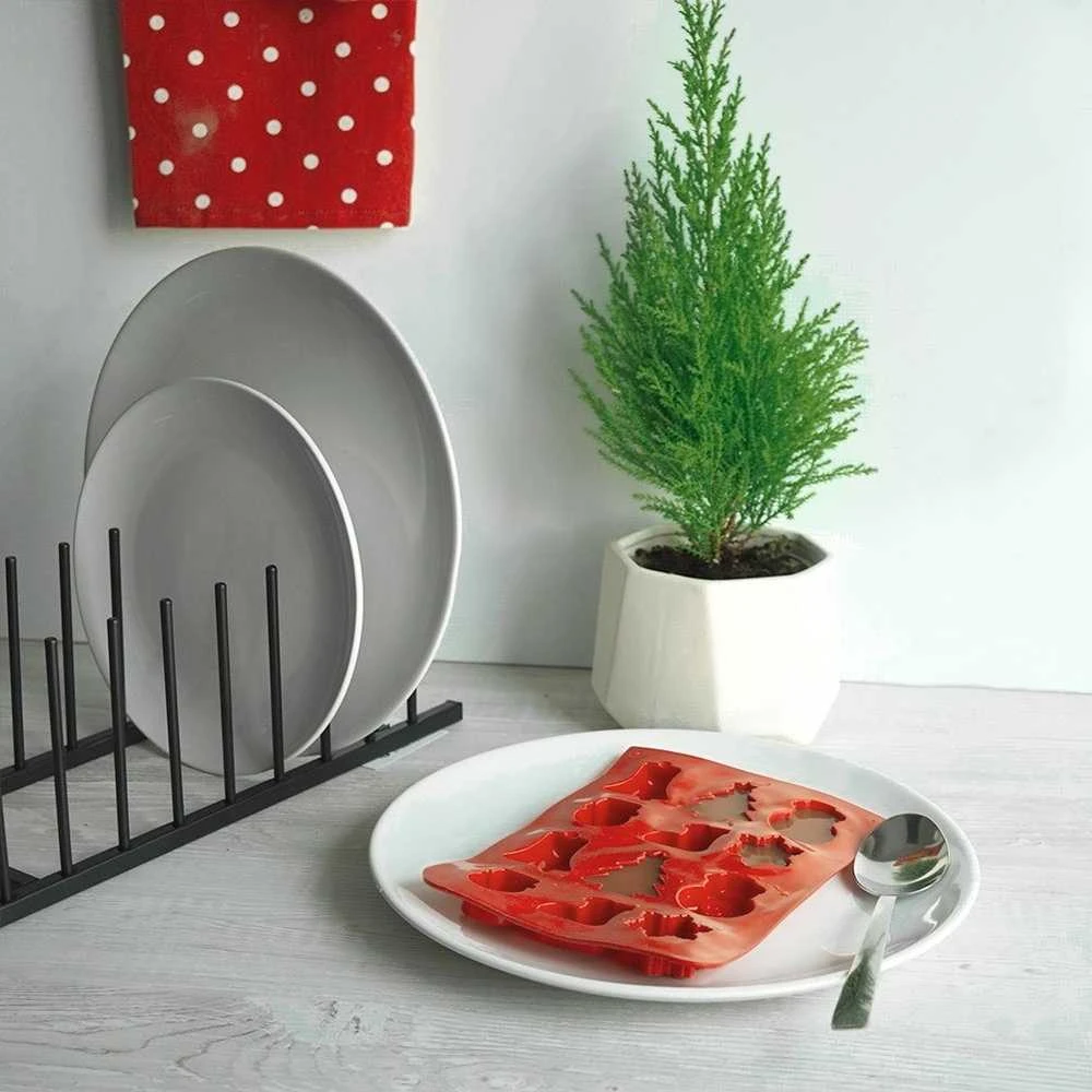 La Cucina Silikoninė forma šokoladui, Kalėdų tema, 12 formelių