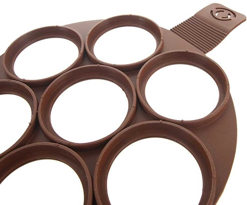 Orion Silikoninė kiaušinių kepimo forma 24 cm, ruda