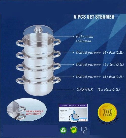 King Hoff PUODAS 3,1 lito GAROTI 5 vnt 20 cm 3322