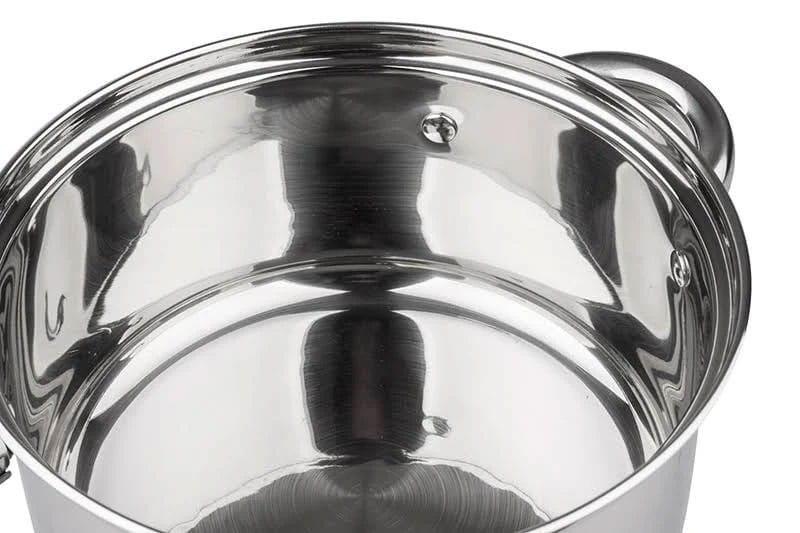 King Hoff Puodas do gotowania na parze, stal komplektas 3 elementy śr.18cm 2,5l kinghoff