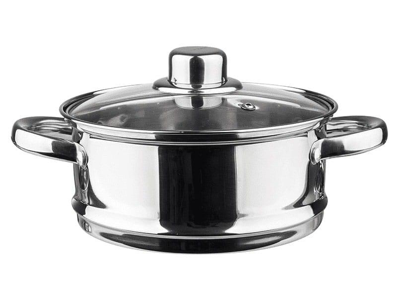 King Hoff Puodas do gotowania na parze, stal komplektas 3 elementy śr.18cm 2,5l kinghoff