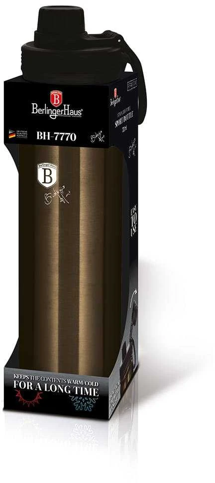 SPORTOWA Buteliukas TERMICZNA 720ML BERLINGER HAUS SHINY Juodas BH-7770