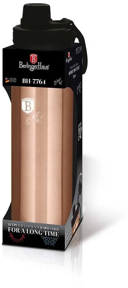 Gertuvė SPORTOWA Buteliukas TERMICZNA 720ML BERLINGER HAUS ROSE GOLD BH-7764