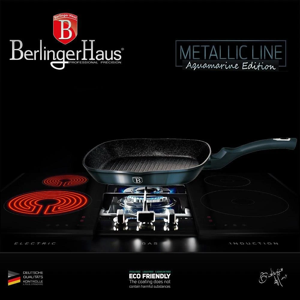 Berlinger Haus metalinė grilio keptuvė 28cm