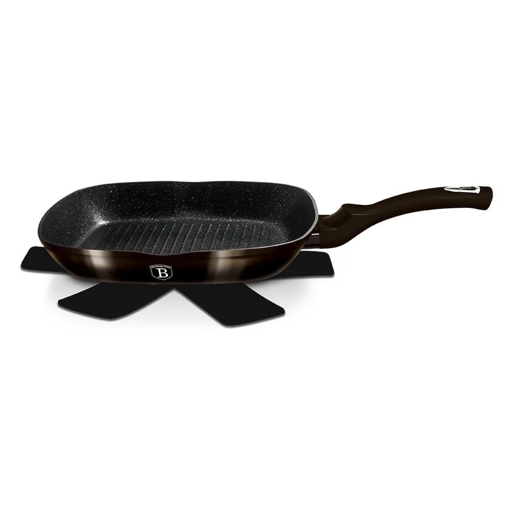 Berlinger Haus grilio keptuvė blizganti juoda 28cm