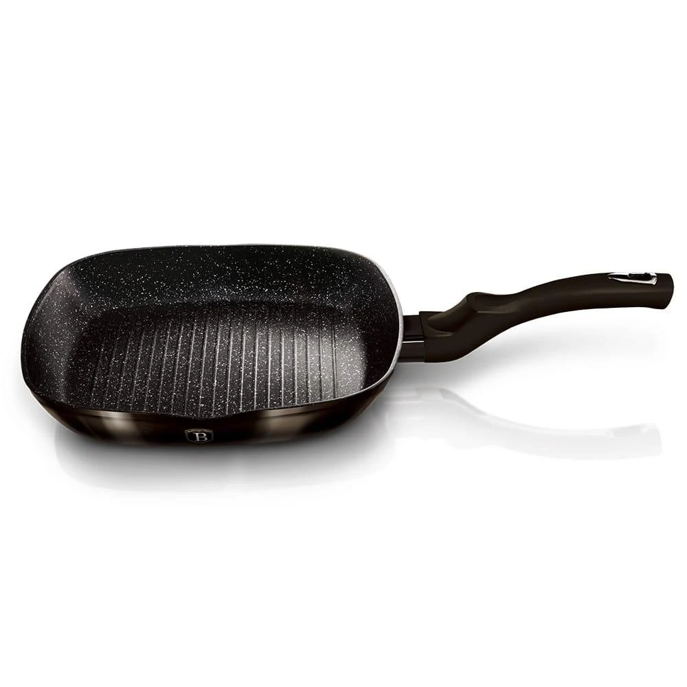Berlinger Haus grilio keptuvė blizganti juoda 28cm