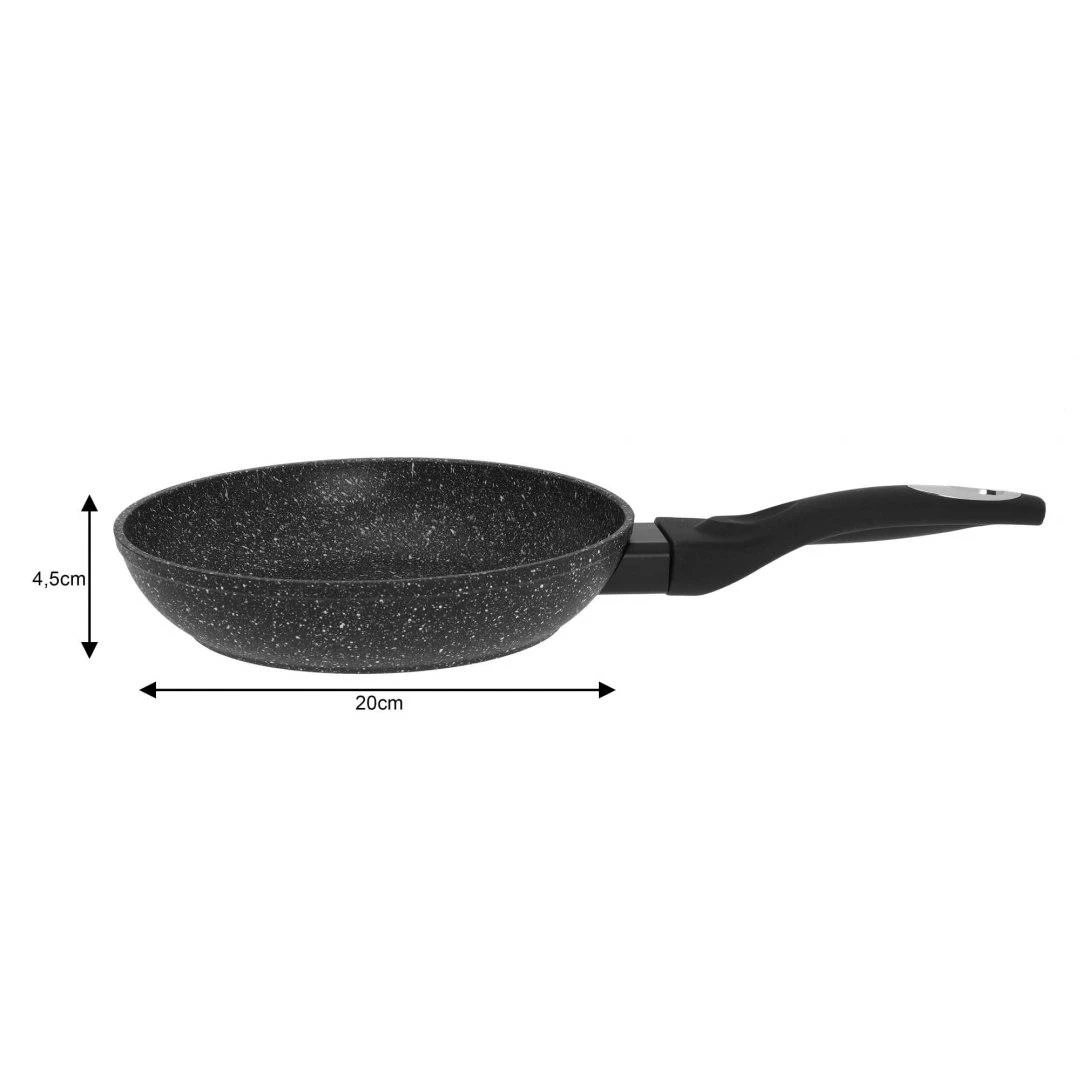 Keptuvė Klausberg aliuminio keptuvė, pilko marmuro, 20 cm skersmens