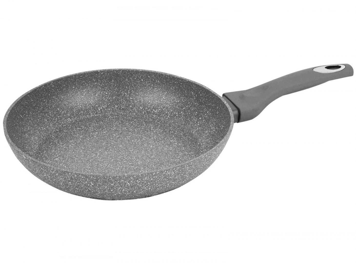Keptuvė Keptuvė su dangčiu, aliuminis, pilkas marmuras, 28 cm skersmens, Klausberg