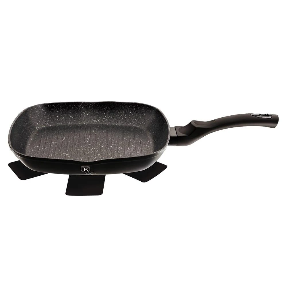 Berlinger Haus kepsninė juoda sidabrinė 28cm