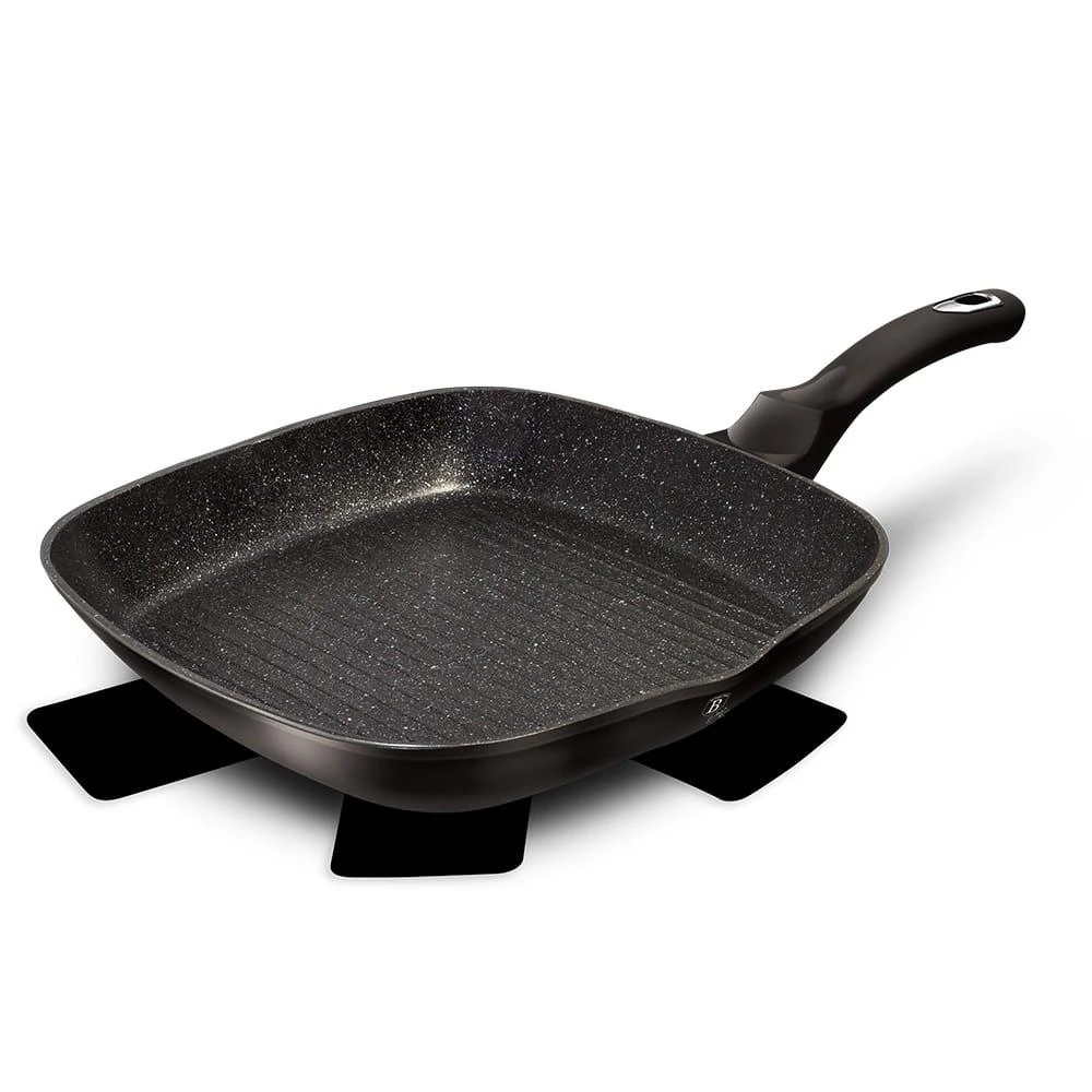 Berlinger Haus kepsninė juoda sidabrinė 28cm