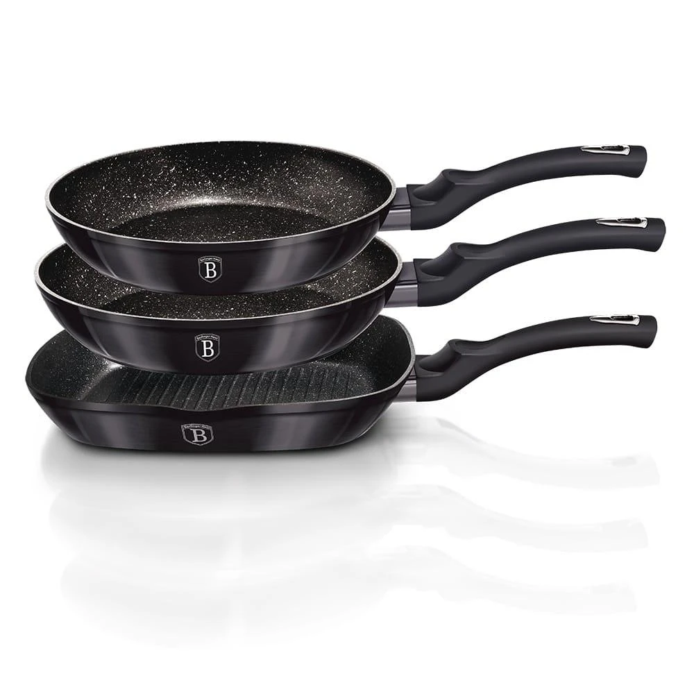 Berlinger Haus BerlingerHaus keptuvių rinkinys Carbon Pro Collection, 3 vnt, BH/6904