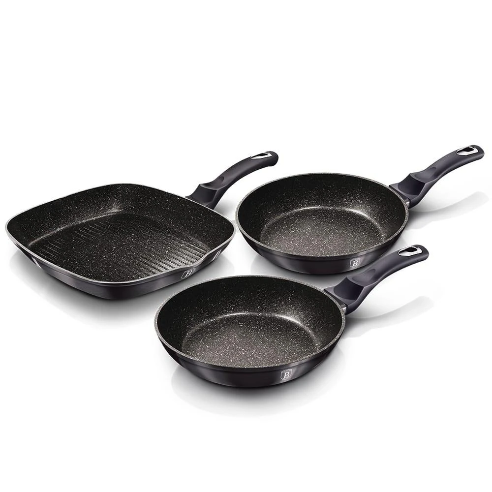 Berlinger Haus BerlingerHaus keptuvių rinkinys Carbon Pro Collection, 3 vnt, BH/6904