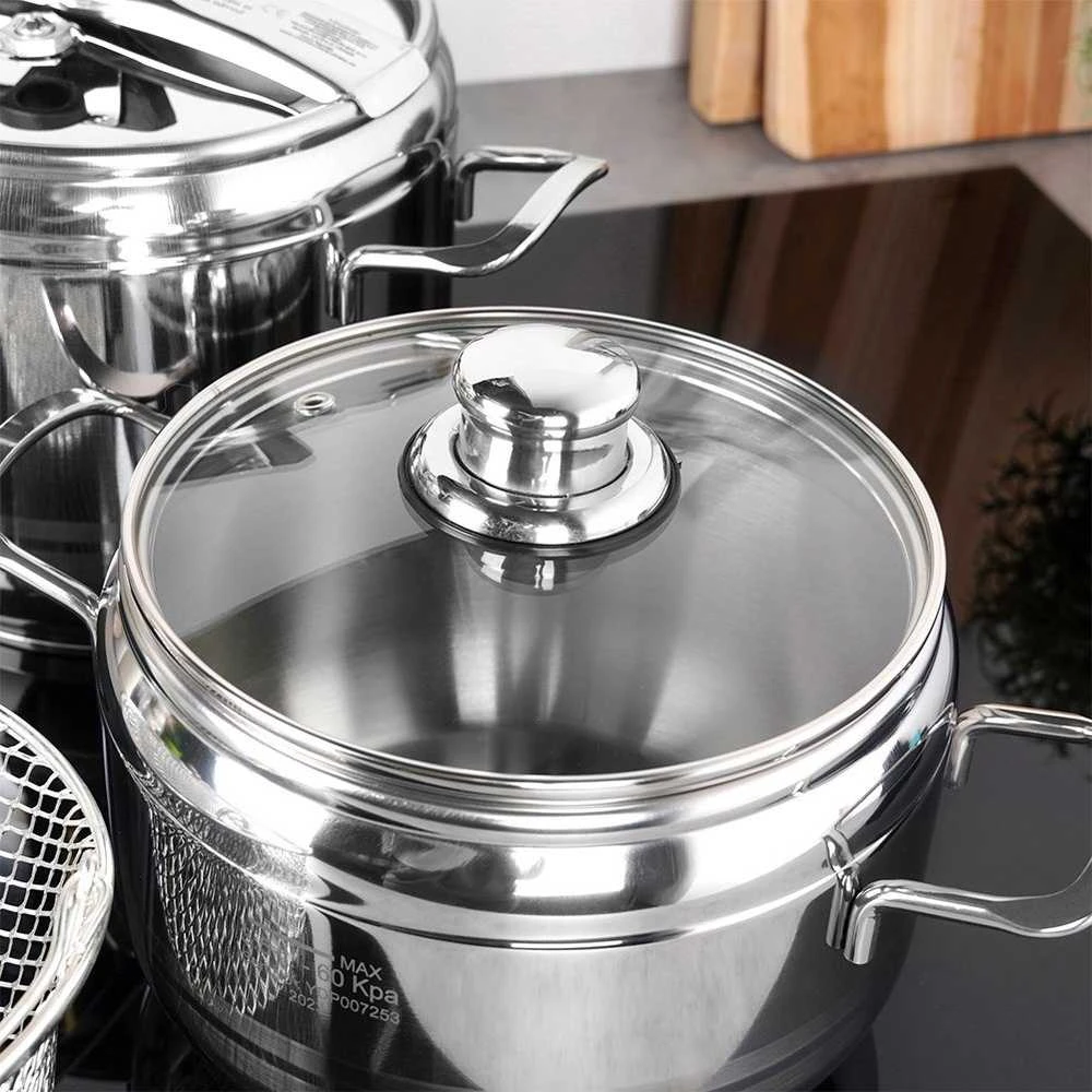Orion Greitpuodis 3,5+5 l 2 vnt. nerūdijantis plienas