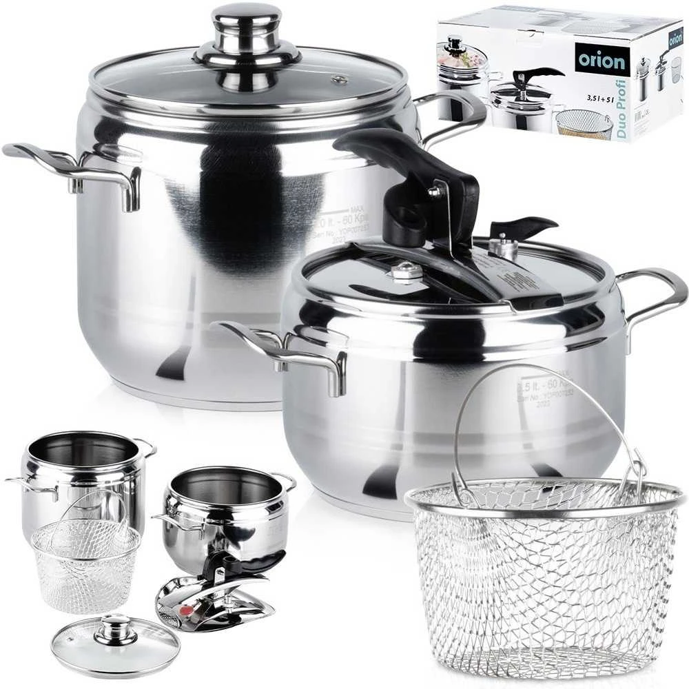 Orion Greitpuodis 3,5+5 l 2 vnt. nerūdijantis plienas