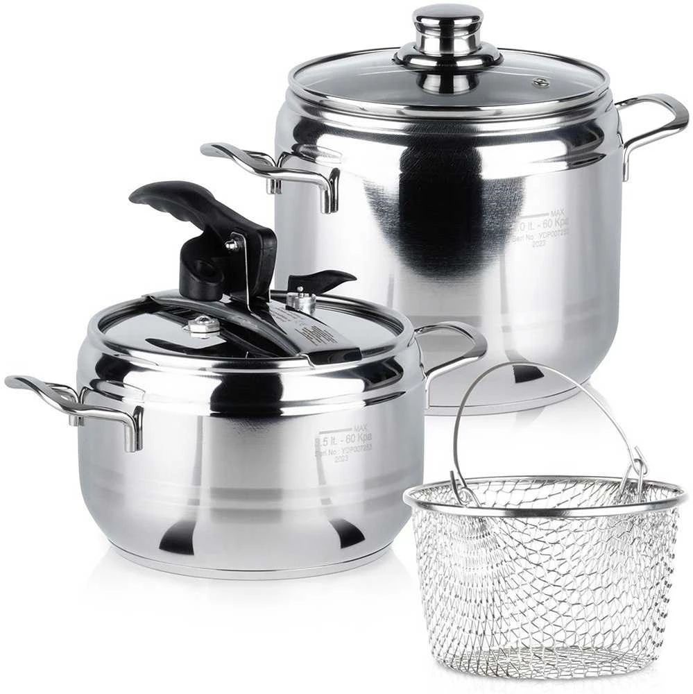 Orion Greitpuodis 3,5+5 l 2 vnt. nerūdijantis plienas
