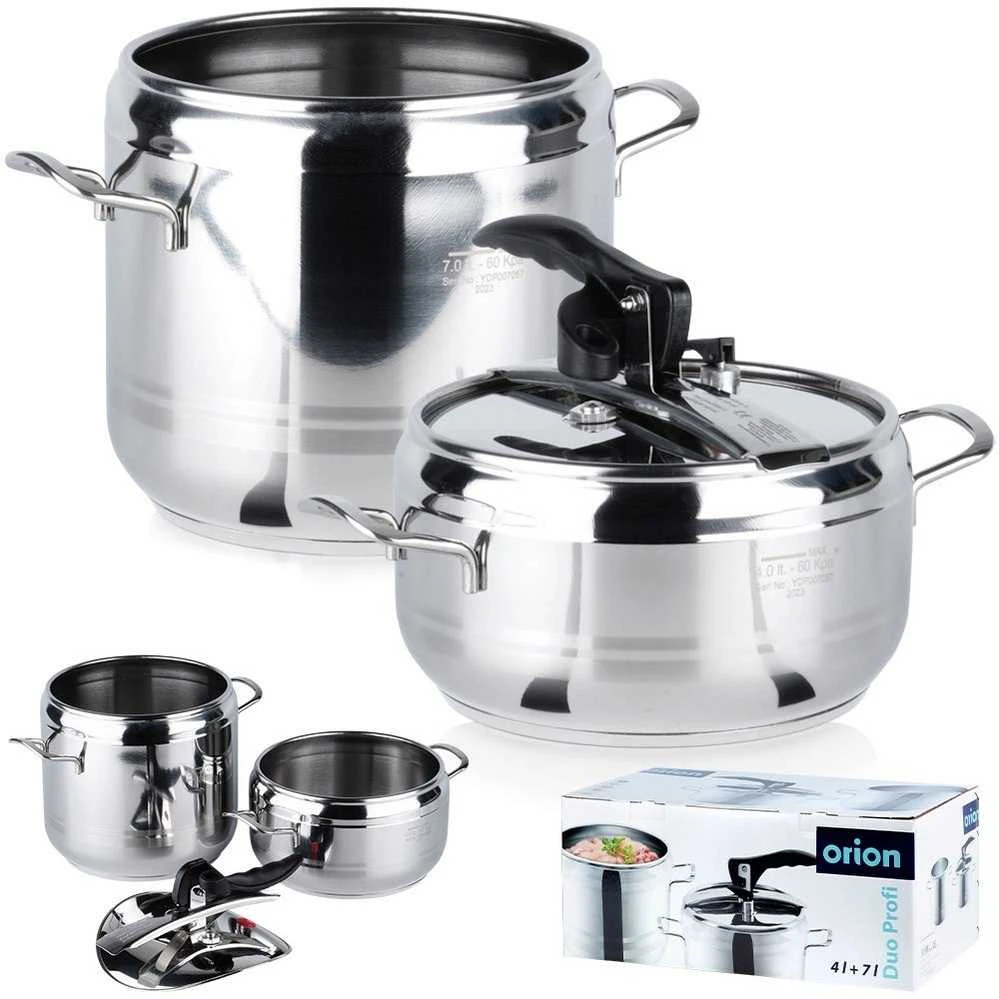 Profi Cook Orion Greitpuodžių komplektas 4+7 l, 2 vnt.