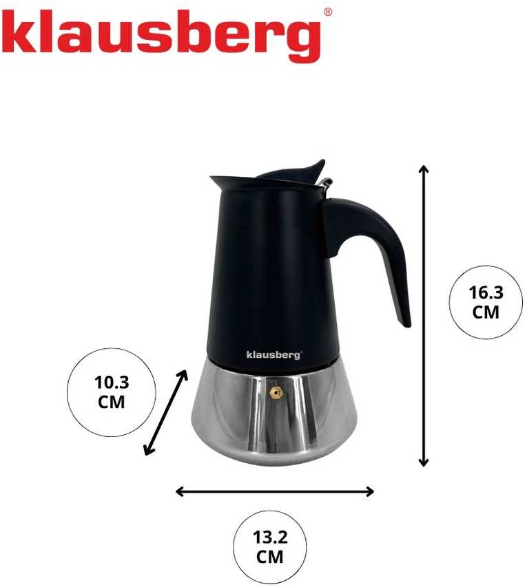 Klausberg kavavirė su matmenimis