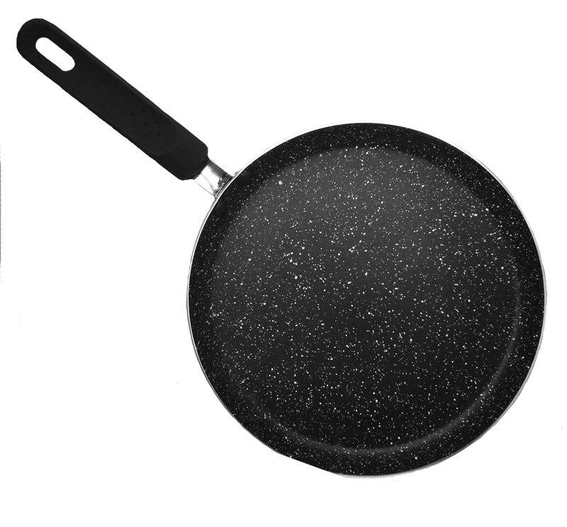 King Hoff Keptuvė Blynų kepimo forma, 22 cm skersmens, aliuminio, juodo marmuro, „Kinghoff“