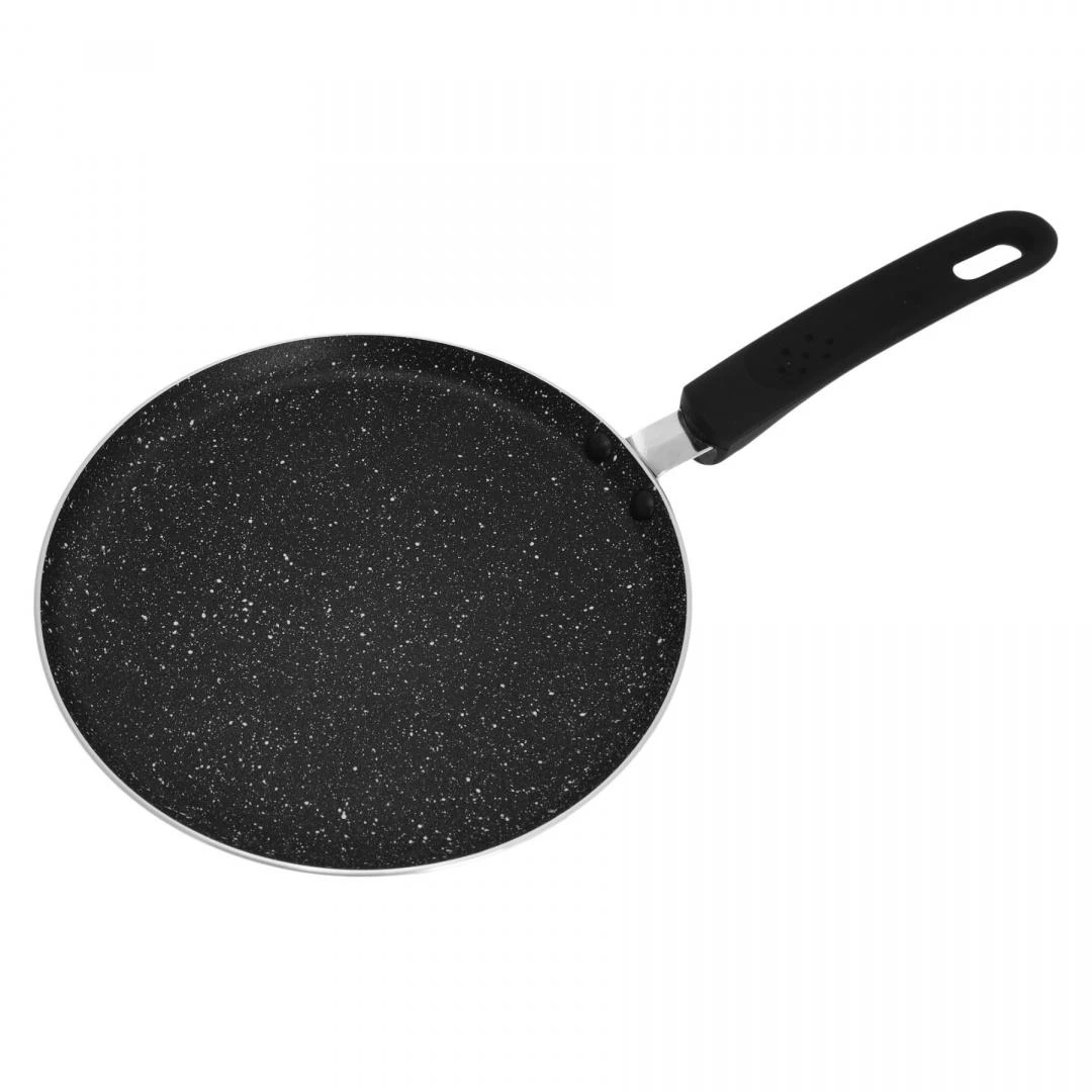 King Hoff Keptuvė Blynų kepimo forma, 22 cm skersmens, aliuminio, juodo marmuro, „Kinghoff“