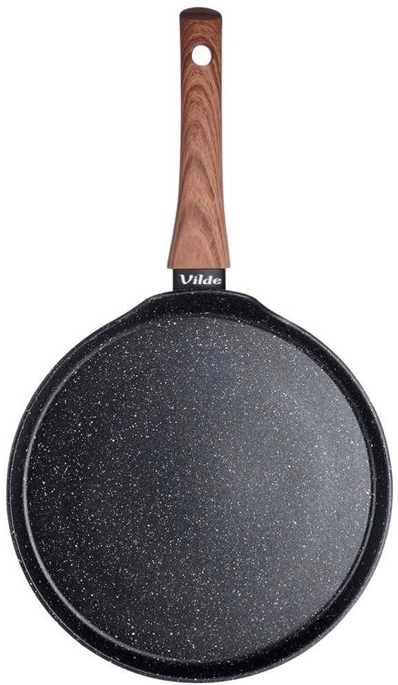 Blynų keptuvė Vilde Juodas&amp;Wood 24 cm