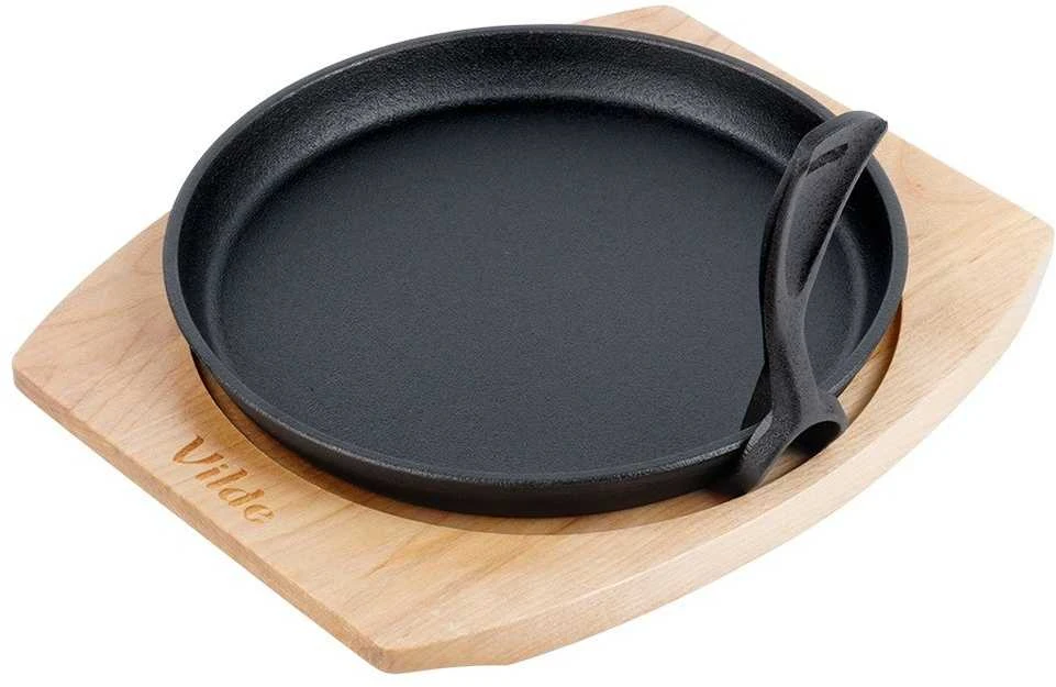 Vilde Gili puodas 22 cm su mediniu padėkliuku