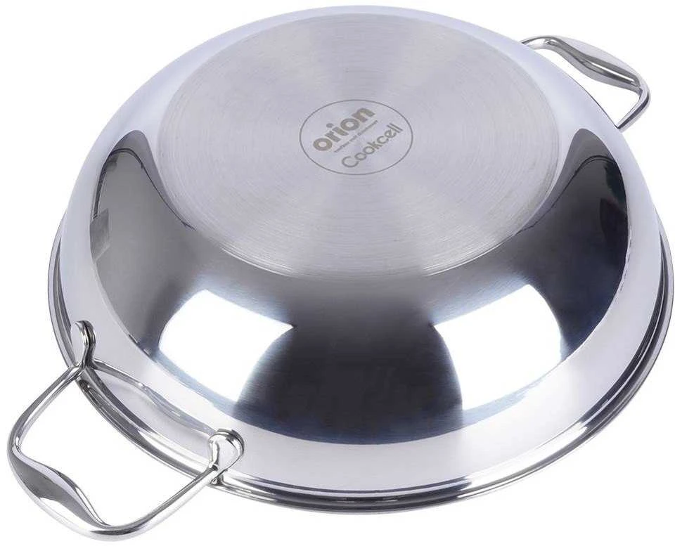 Orion plieninė wok keptuvė 28 cm su nepridegančia danga