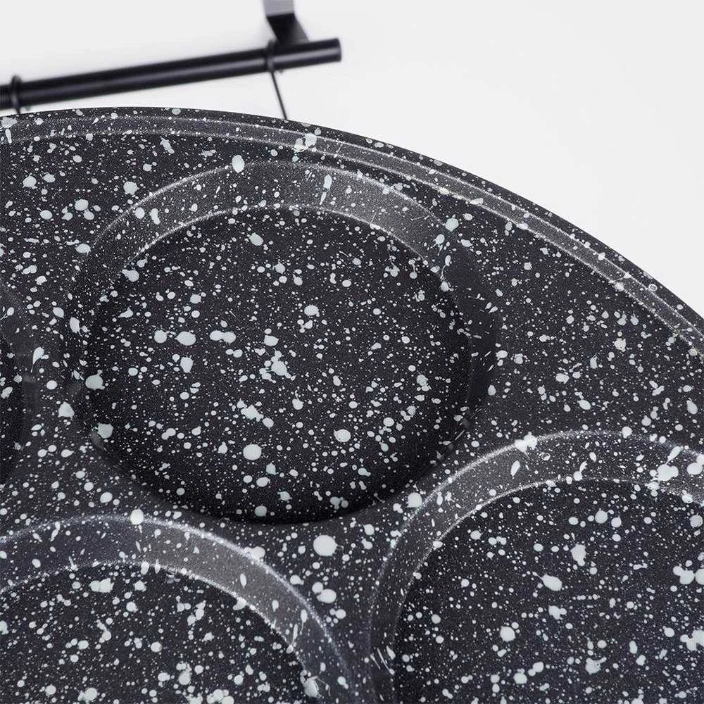 Orion Keptuvė kiaušiniams GRANDE 27 cm granitinė 7 formos