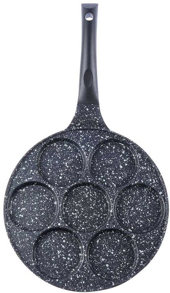 Orion Keptuvė kiaušiniams GRANDE 27 cm granitinė 7 formos