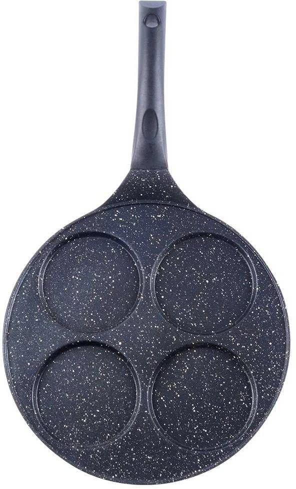 Orion Keptuvė kiaušiniams GRANDE 27 cm - granitinė, 4 formos