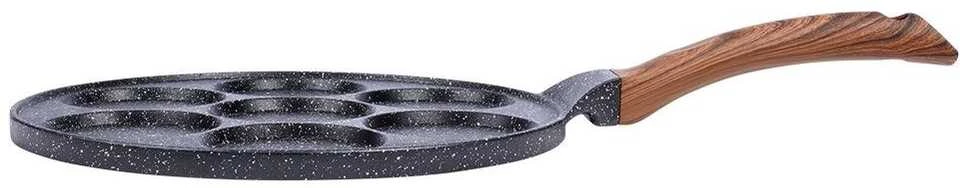 Vilde Keptuvė kiaušiniams granitinė neprideganti Juodas&WOOD 26 cm