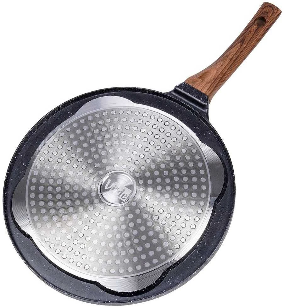 Vilde Keptuvė kiaušiniams granitinė neprideganti Juodas&WOOD 26 cm