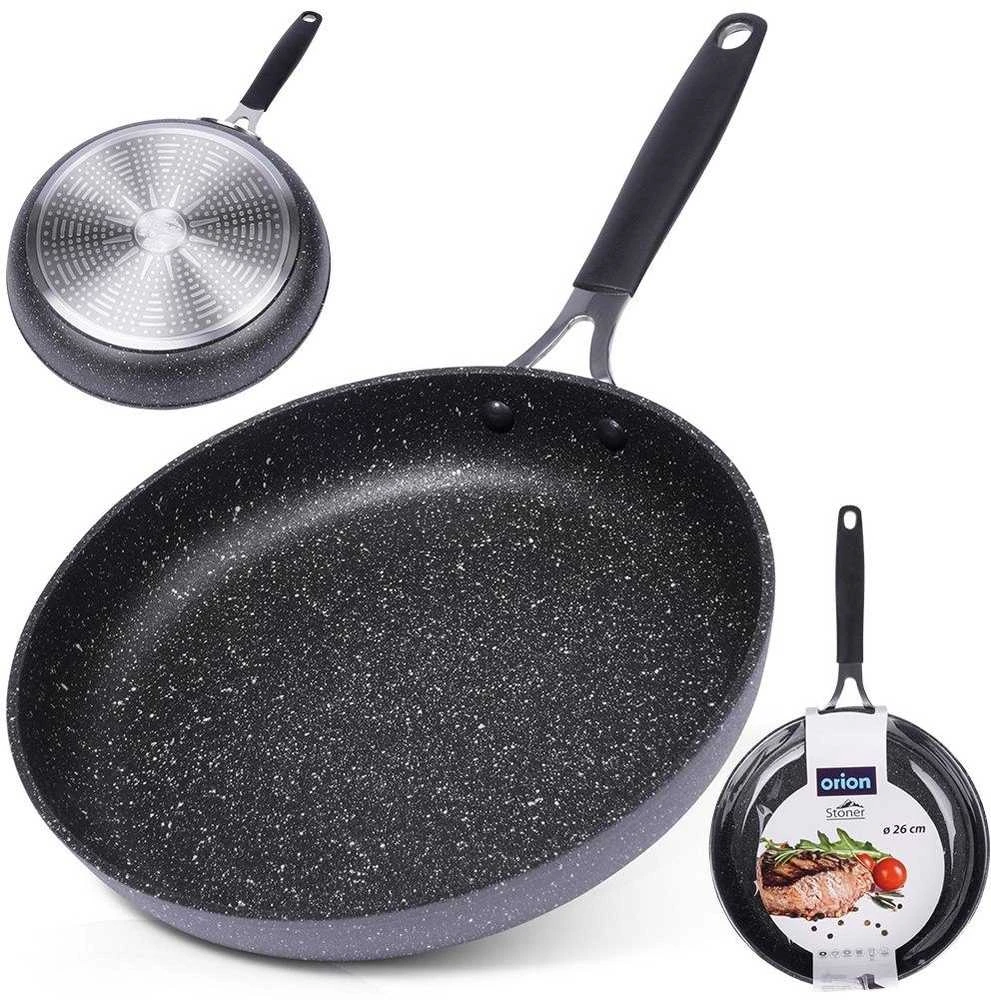 Orion Granitinė keptuvė 26 cm - Nesvylančio paviršiaus, universalus naudojimas